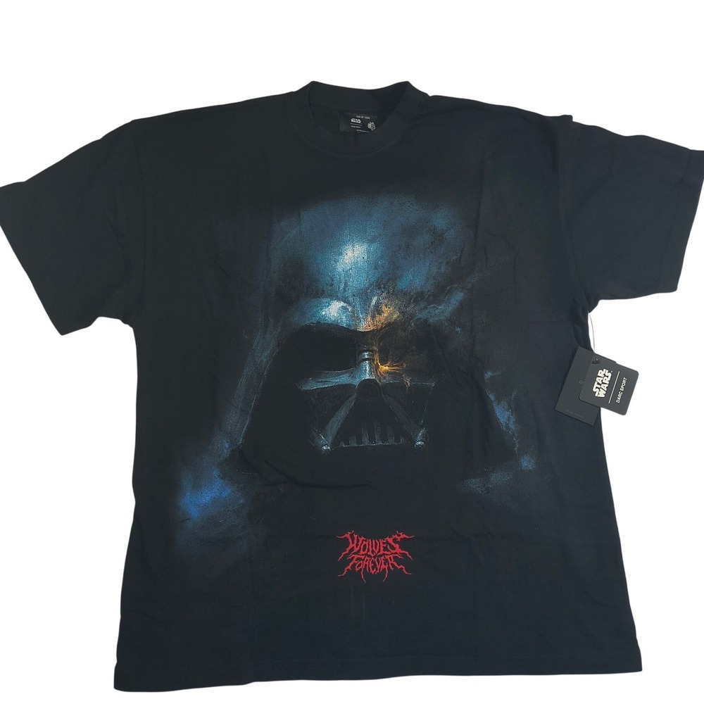 Darc Sport x Star Wars Darth Vader T-Shirt Black NWT Oversized Tee Large